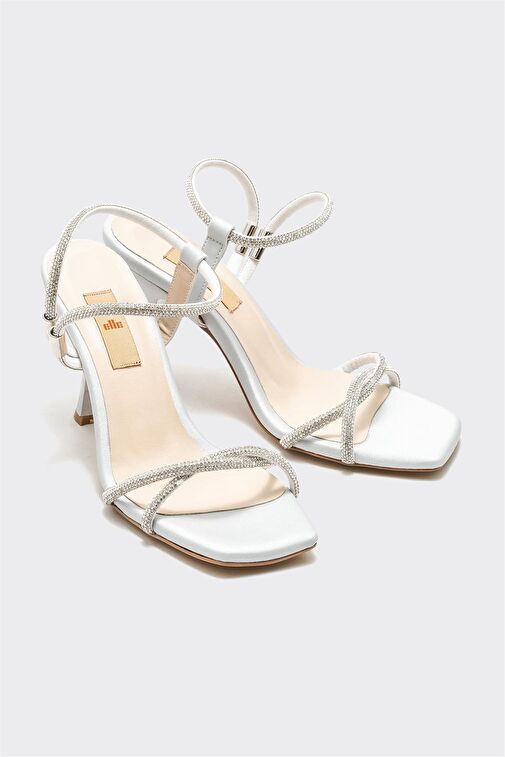 Lame Kadın Topuklu Sandalet - Görsel 3