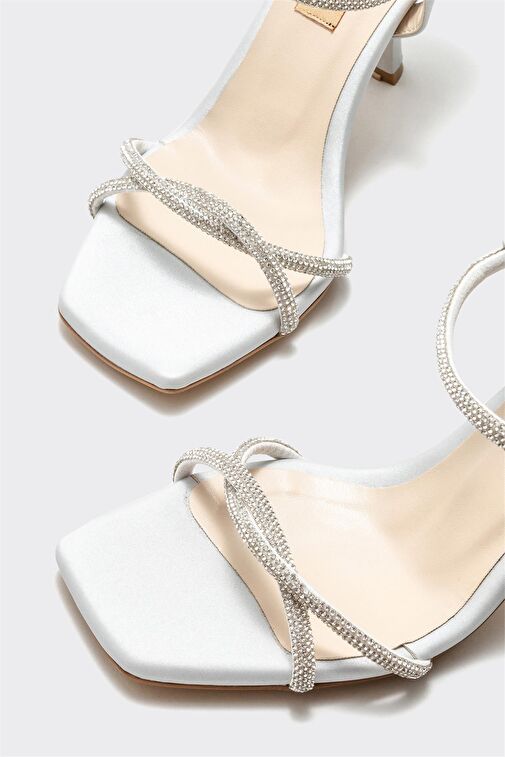 Lame Kadın Topuklu Sandalet - Görsel 4