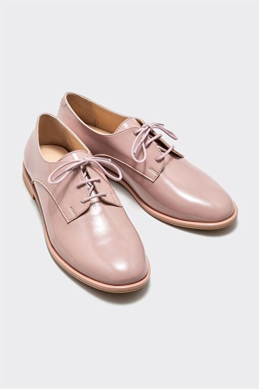 Pudra Deri Kadın Oxford - Görsel 3
