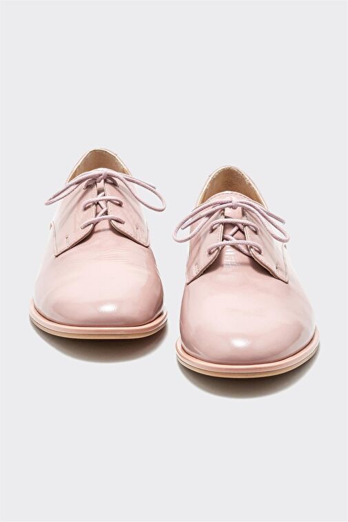 Pudra Deri Kadın Oxford - Görsel 4