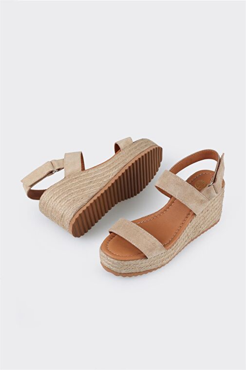 Naturel Deri Kadın Espadril - Görsel 4