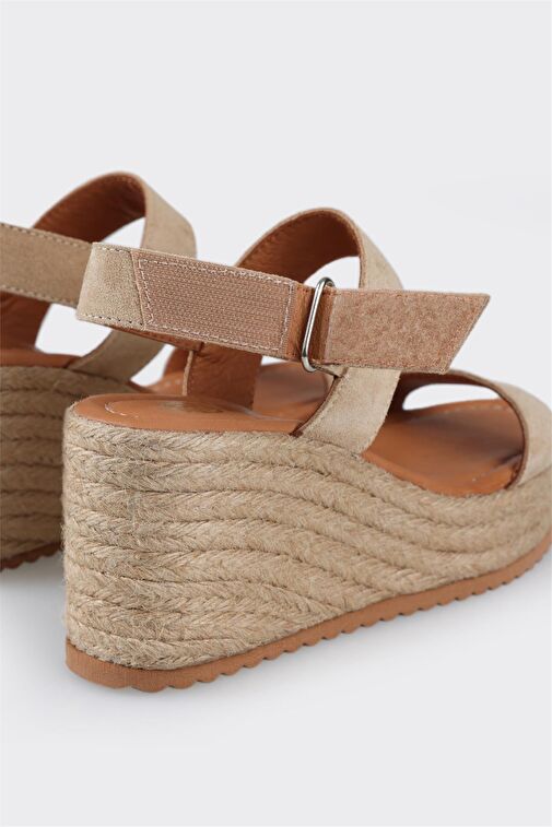 Naturel Deri Kadın Espadril - Görsel 5