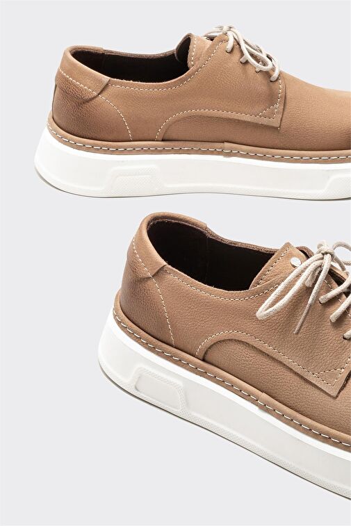 Naturel Deri Erkek Günlük Ayakkabı - Görsel 5