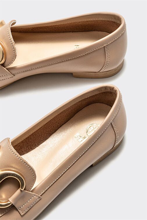 Elle Elle Belirsiz Bej Kadın Deri Loafer YERALES-4 | Boyner Belirsiz - 5. görsel