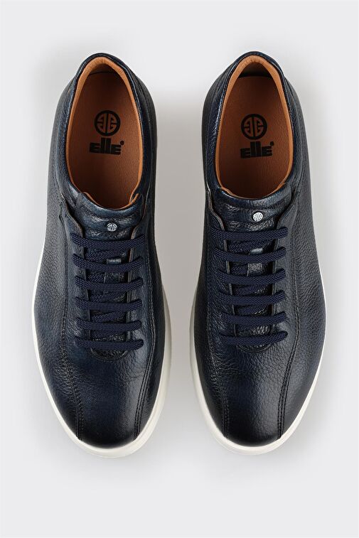 Lacivert Deri Erkek Günlük Ayakkabı - Görsel 2