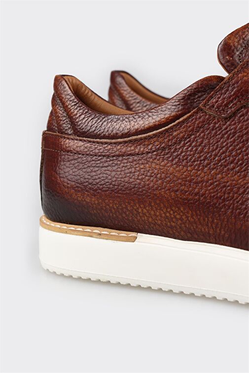 Taba Deri Erkek Günlük Ayakkabı - Görsel 6