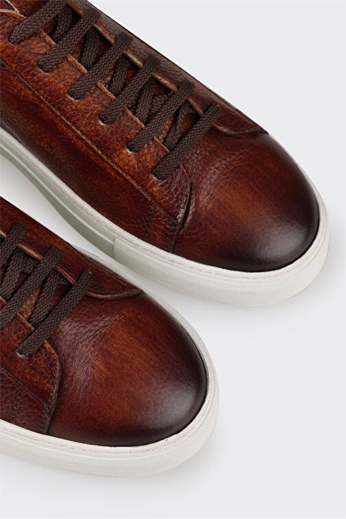 Taba Deri Erkek Günlük Ayakkabı - Görsel 6