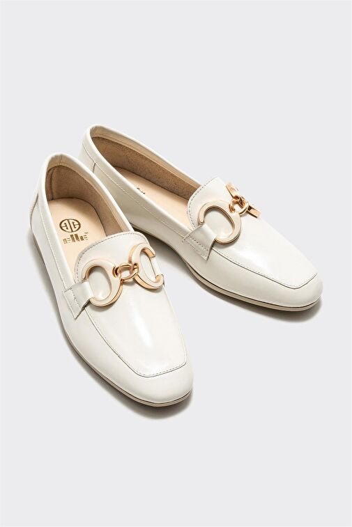 Elle Siyah Kadın Deri Loafer HOEN - Görsel 3