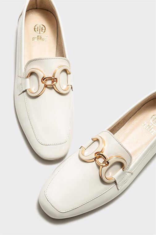 Elle Siyah Kadın Deri Loafer HOEN - Görsel 4