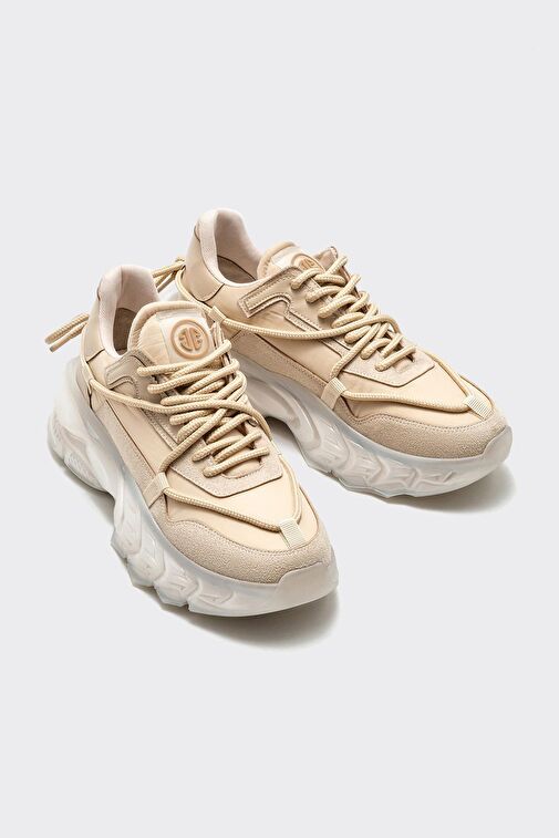 Bej Kadın Spor Ayakkabı - Görsel 3