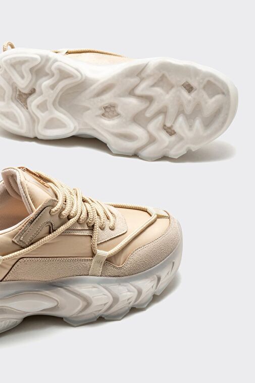 Bej Kadın Spor Ayakkabı - Görsel 4