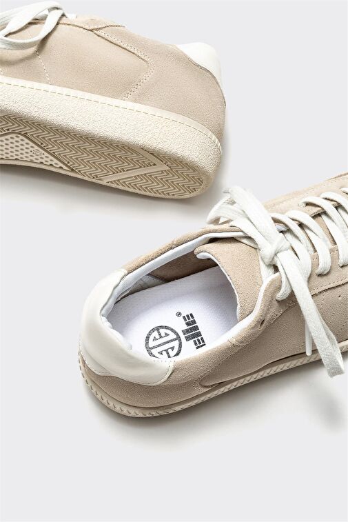 Vizon Deri Kadın Spor Ayakkabı - Görsel 5