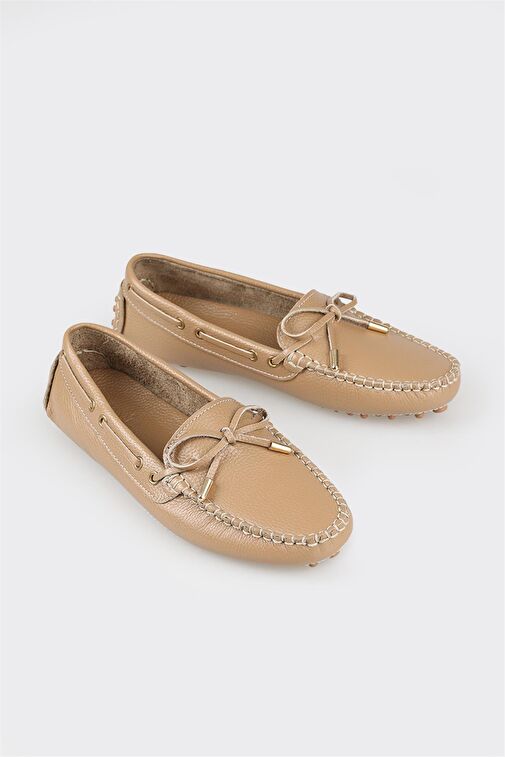 Camel Deri Günlük Ayakkabı - Görsel 4