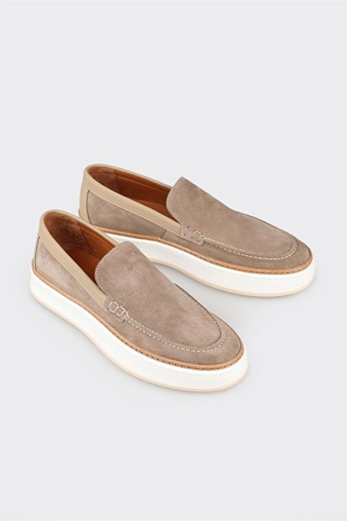 Vizon Deri Erkek Günlük Ayakkabı - Görsel 3