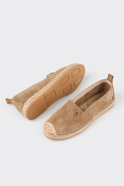 Naturel Deri Kadın Espadril - Görsel 4
