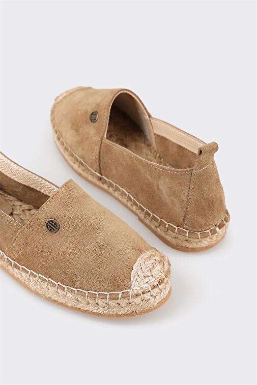 Naturel Deri Kadın Espadril - Görsel 6