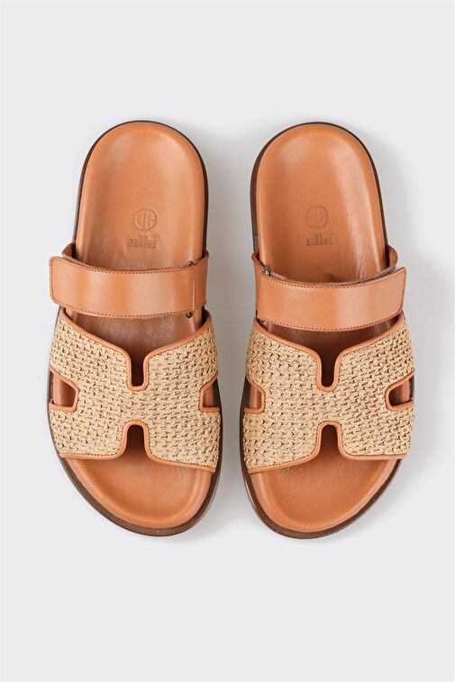 Naturel Kadın Düz Terlik - Görsel 5