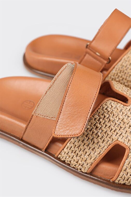 Naturel Kadın Düz Terlik - Görsel 6