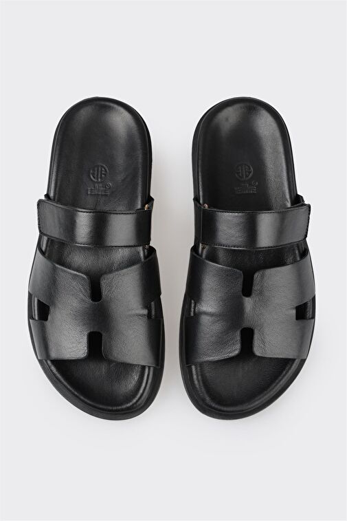 Siyah Kadın Düz Terlik - Görsel 5