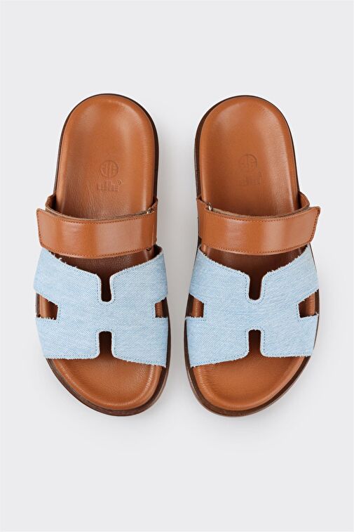 Mavi Kadın Düz Terlik - Görsel 6