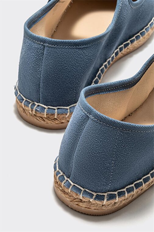 Mavi Deri Kadın Espadril - Görsel 5