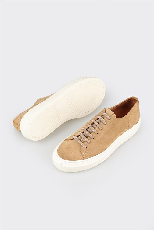 Camel Deri Erkek Spor Ayakkabı - Görsel 4