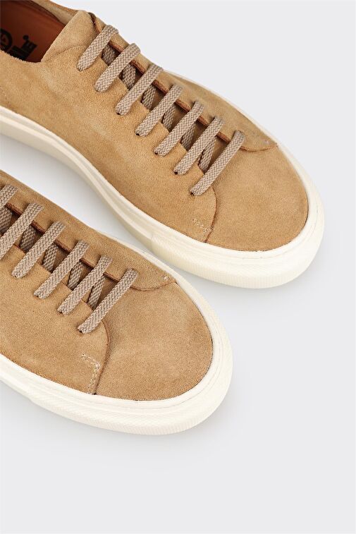 Camel Deri Erkek Spor Ayakkabı - Görsel 6