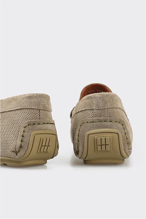 Haki Deri Erkek Günlük Ayakkabı - Görsel 6