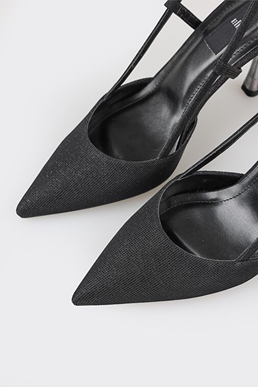 Elle Elle Siyah Kadın Topuklu Ayakkabı | Boyner Siyah - 5. görsel