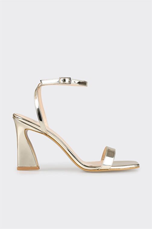 Gold Kadın Topuklu Sandalet - Görsel 2