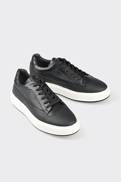 Elle Elle Siyah Erkek Deri Günlük Ayakkabı BREGU-1 Klasik Ayakkabı | Boyner Siyah - 3. görsel