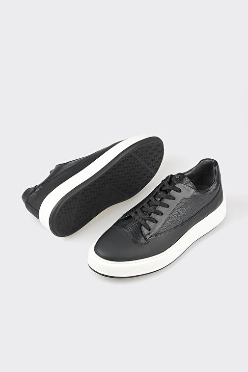 Elle Elle Siyah Erkek Deri Günlük Ayakkabı BREGU-1 Klasik Ayakkabı | Boyner Siyah - 4. görsel