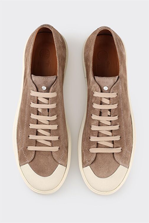 Vizon Deri Erkek Spor Ayakkabı - Görsel 5