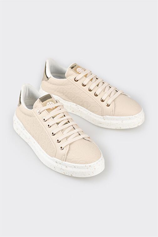 Bej Kadın Spor Ayakkabı - Görsel 3