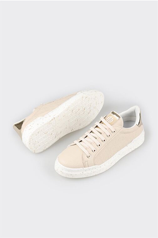 Bej Kadın Spor Ayakkabı - Görsel 4