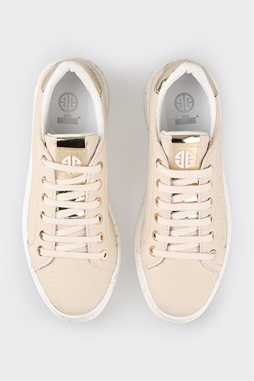 Bej Kadın Spor Ayakkabı - Görsel 5