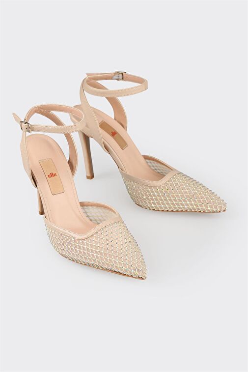 Elle Elle Belirsiz Naturel Kadın Yüksek Topuk Ayakkabı Abiye Ayakkabı | Boyner Belirsiz - 3. görsel