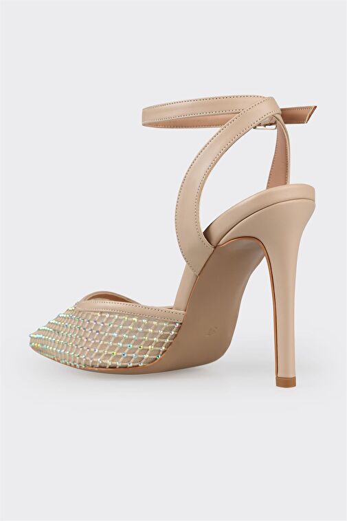 Elle Elle Belirsiz Naturel Kadın Yüksek Topuk Ayakkabı Abiye Ayakkabı | Boyner Belirsiz - 4. görsel