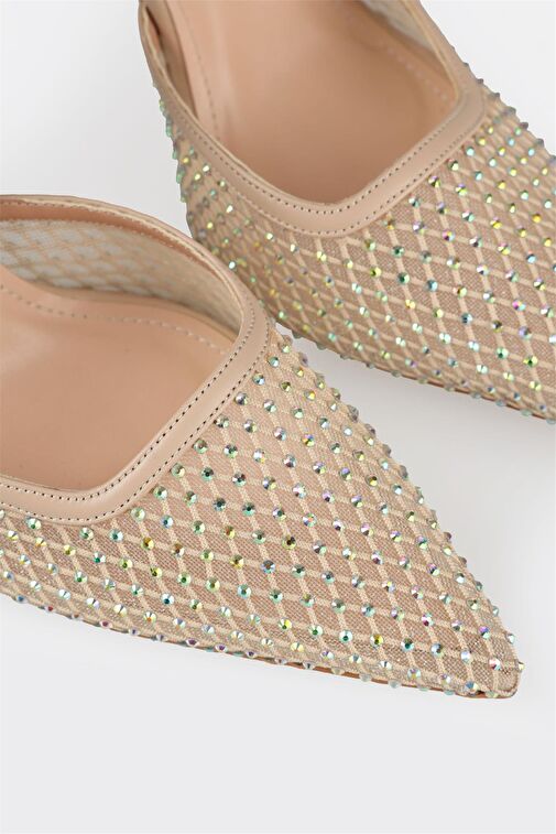 Elle Elle Belirsiz Naturel Kadın Yüksek Topuk Ayakkabı Abiye Ayakkabı | Boyner Belirsiz - 5. görsel