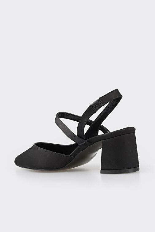 Elle Siyah Kadın Topuklu Ayakkabı AMALJA - Görsel 3
