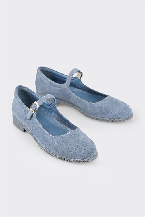 Elle Bej Kadın Süet Babet TROCHA - Görsel 3