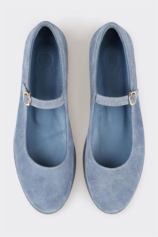 Elle Bej Kadın Süet Babet TROCHA - Görsel 5