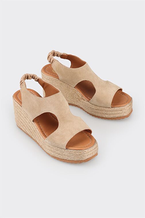 Naturel Deri Kadın Espadril - Görsel 3