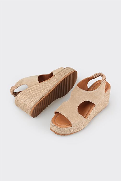 Naturel Deri Kadın Espadril - Görsel 4