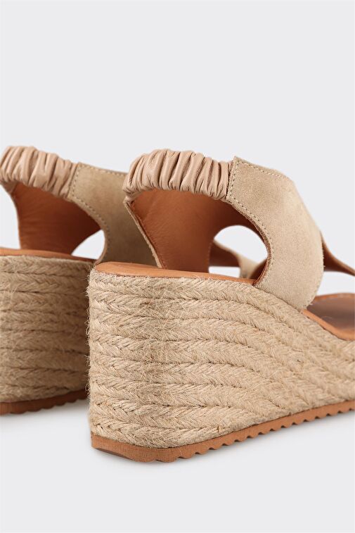 Naturel Deri Kadın Espadril - Görsel 5