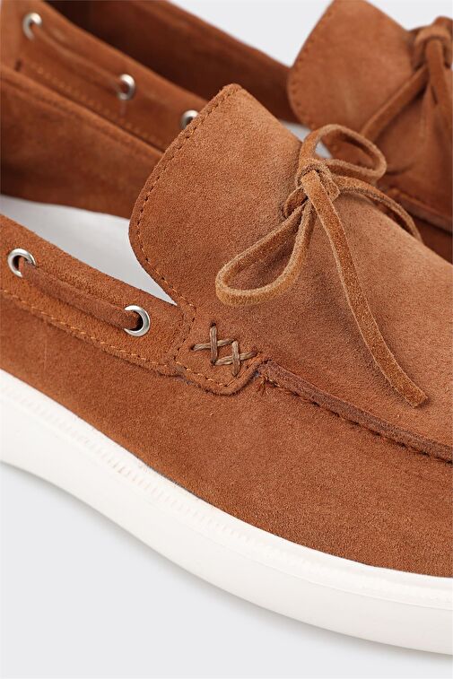 Taba Deri Erkek Günlük Ayakkabı - Görsel 6