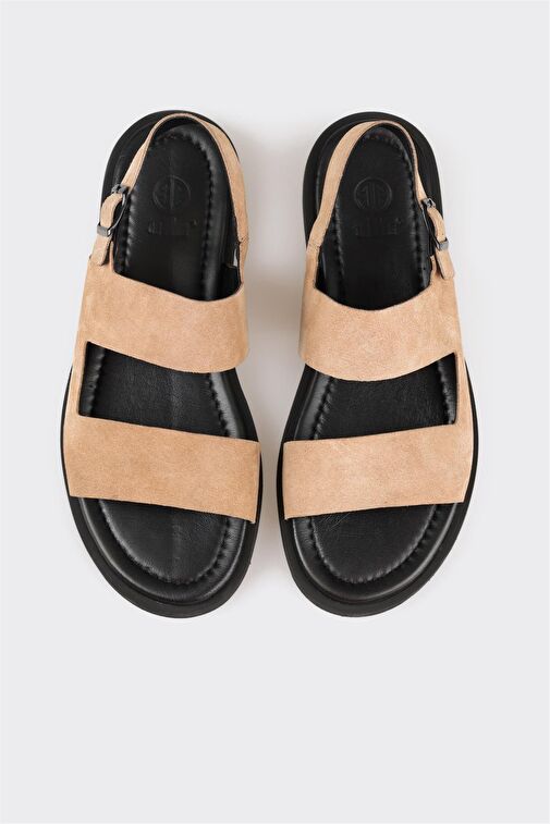 Vizon Deri Erkek Sandalet - Görsel 4