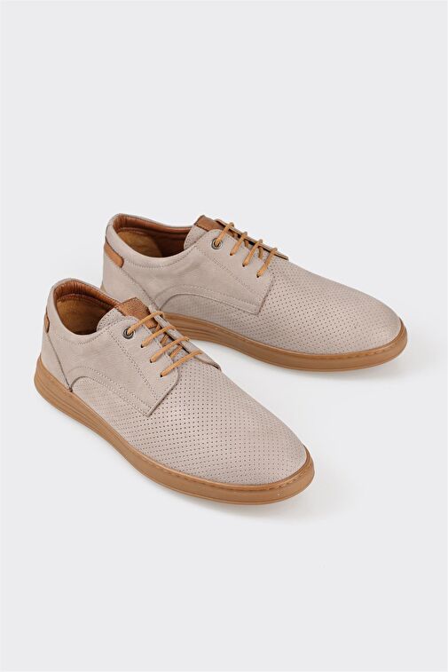 Vizon Deri Erkek Günlük Ayakkabı - Görsel 3