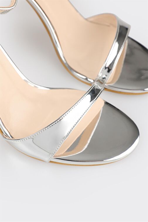 Lame Kadın Topuklu Sandalet - Görsel 5