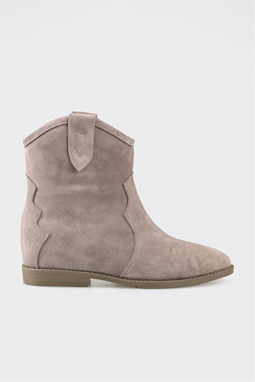 Vizon Deri Kadın Western Bot - Görsel 2